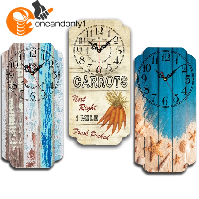 Đồng Hồ Treo Tường Bằng Gỗ Dùng Trang Trí Phòng Khách / Phòng Ngủ / Văn Phòng