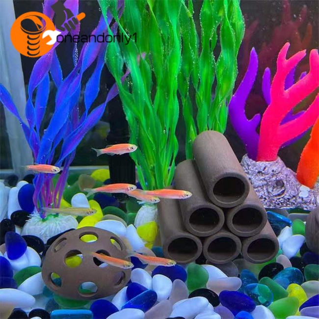 Ngôi Nhà Gốm Sứ Trang Trí Bể Cá