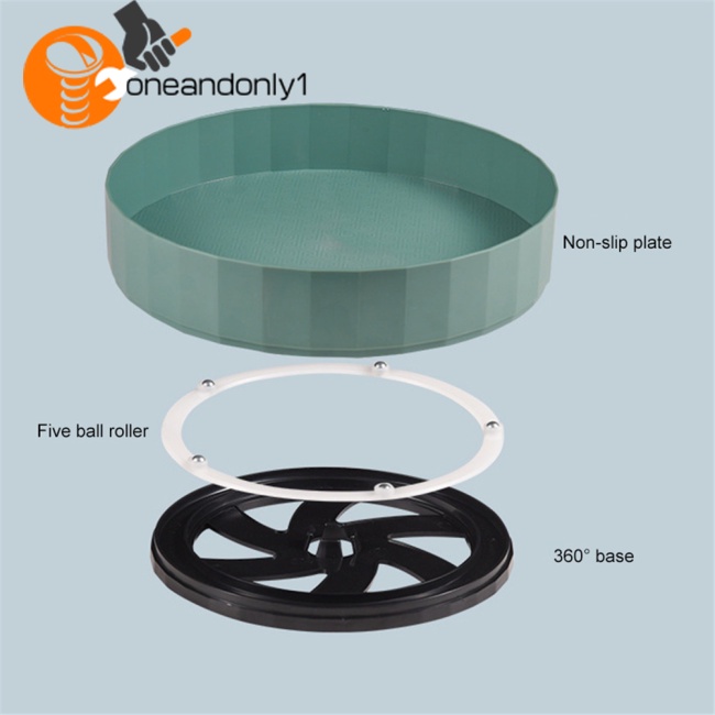 Giá Đỡ Đựng Đồ Dùng Nhà Bếp / Phòng Tắm Xoay 360 Độ Đa Năng Tiện Dụng