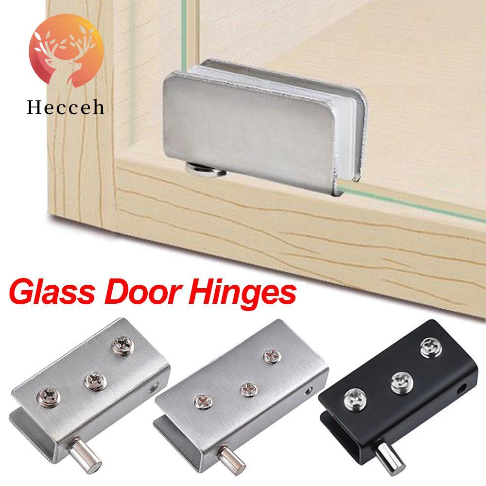 HECCEH Bản Lề Cửa Kính Không Đục Lỗ Kèm Kẹp Xoay Tiện Dụng