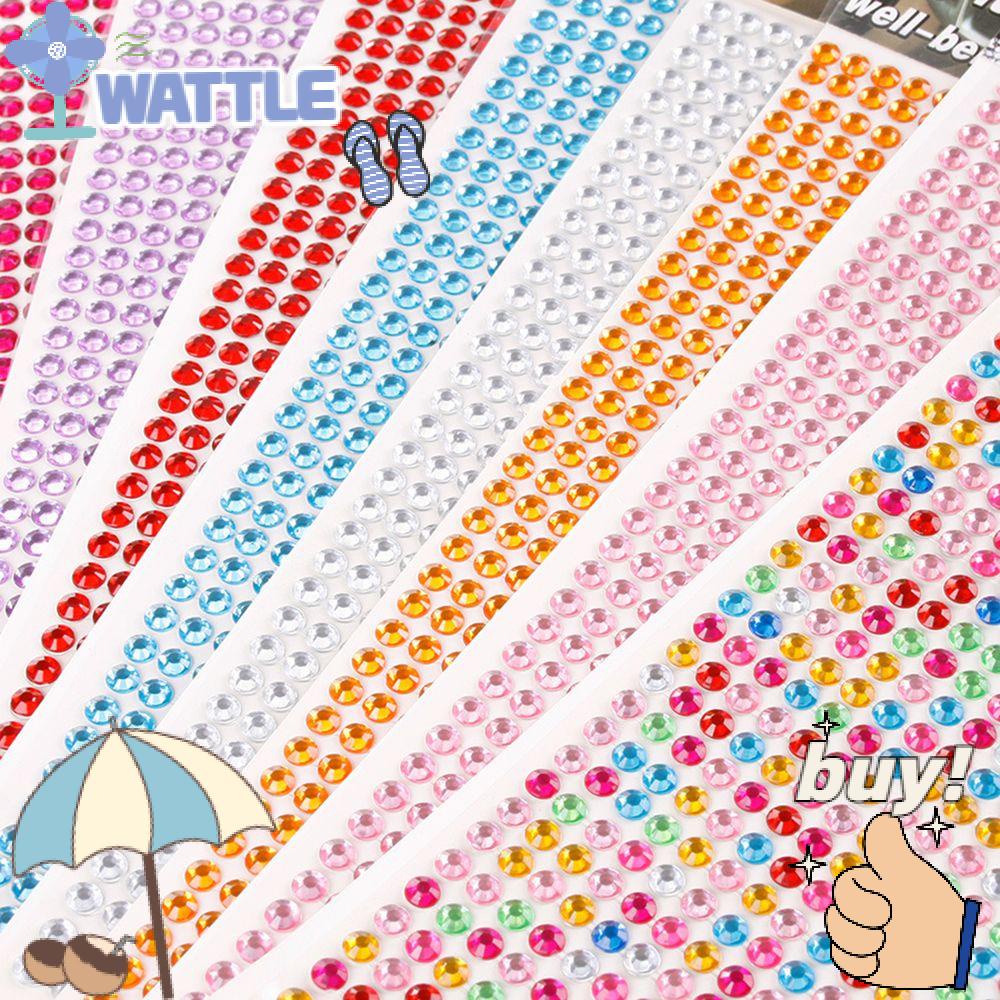 WTTLE Set 504 Hạt Đá 6mm Đính Móng Nghệ Thuật