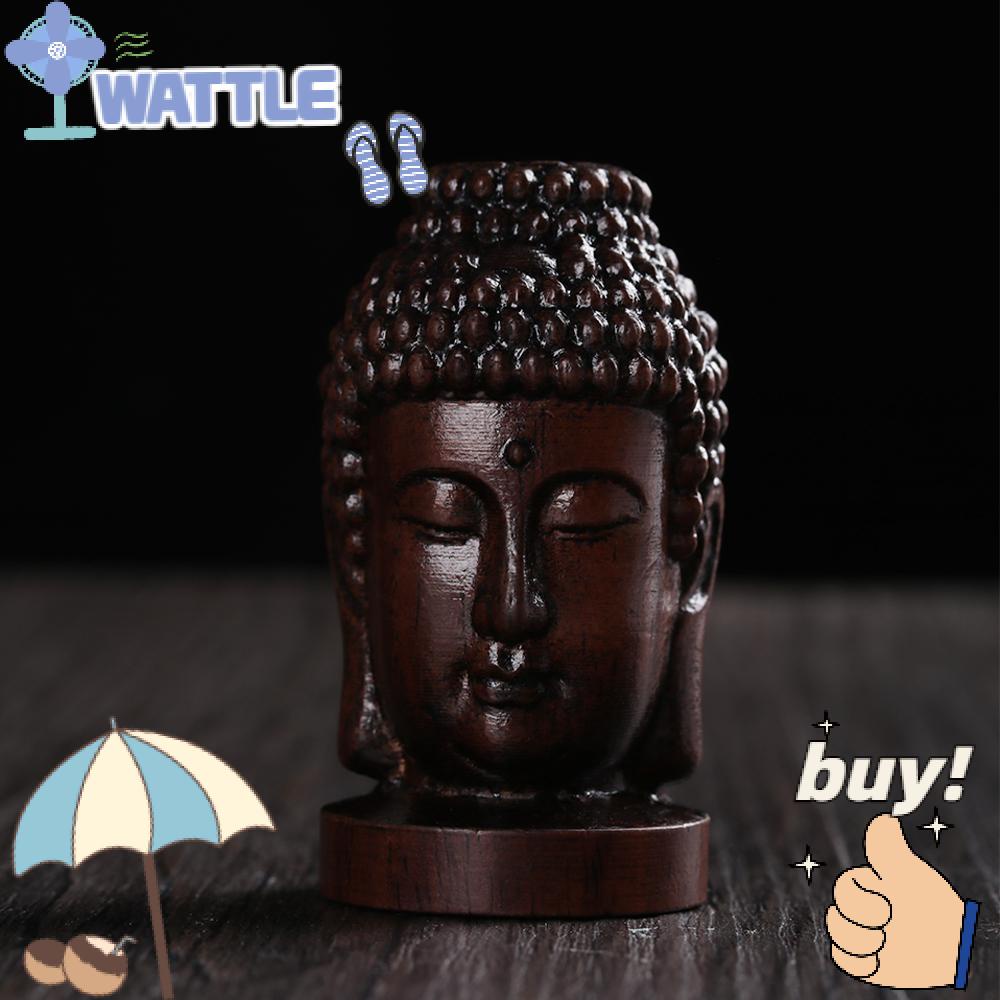 WTTLE 1 Tượng Phật Điêu Khắc Bằng Tay Màu Sắc