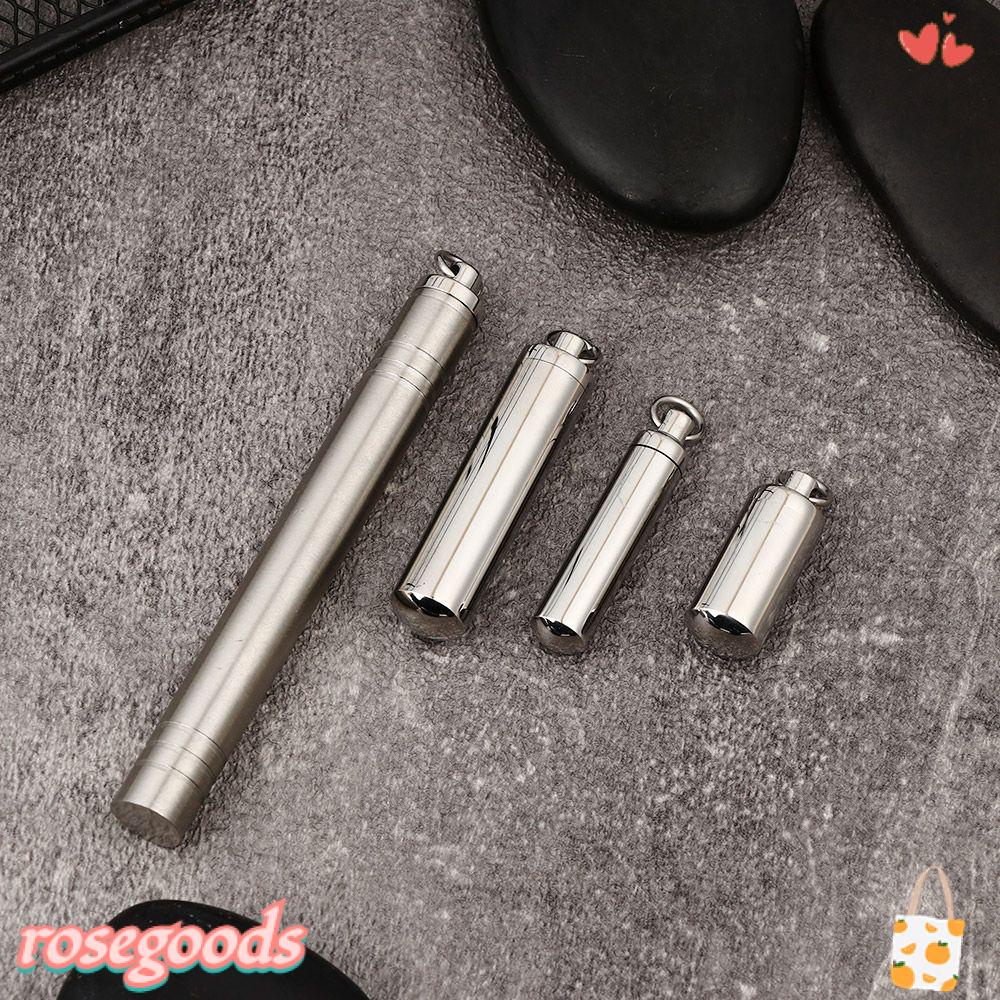 ROSE Hộp Đựng Nước Hoa / Trang Sức Unisex Hình Viên Thuốc Tro