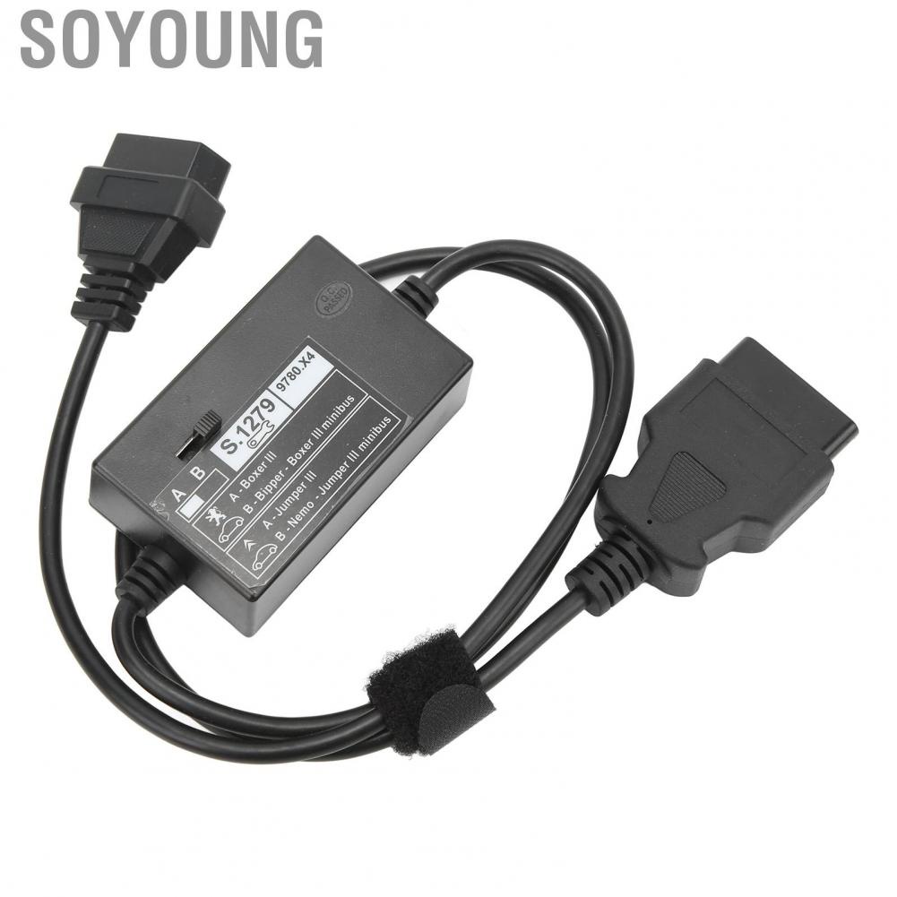 Soyoung OBD2 Adapter Cable  Practical OBD Diagnostic Easy Operation High Efficiency Stable Performance for Car
