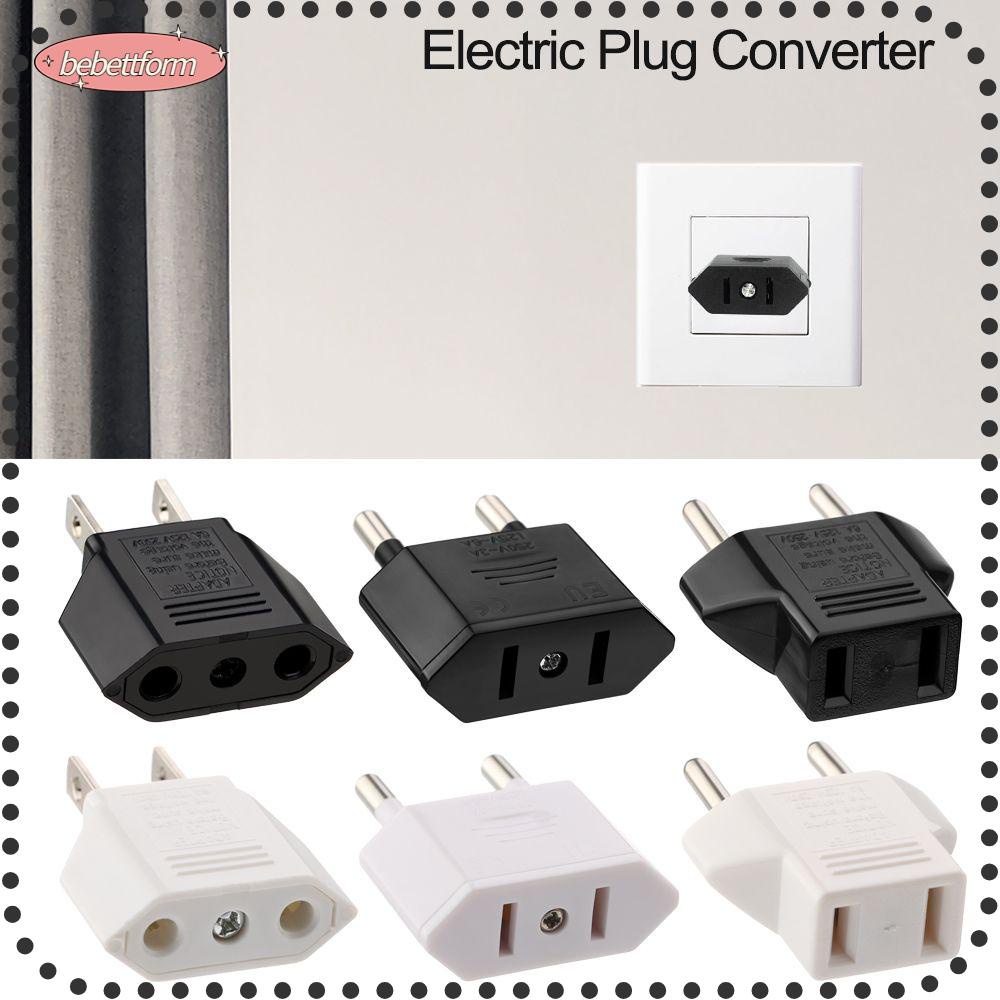 BEBETTERM 1 Phích Cắm Điện Chuyển Đổi Chuẩn EU Sang US
