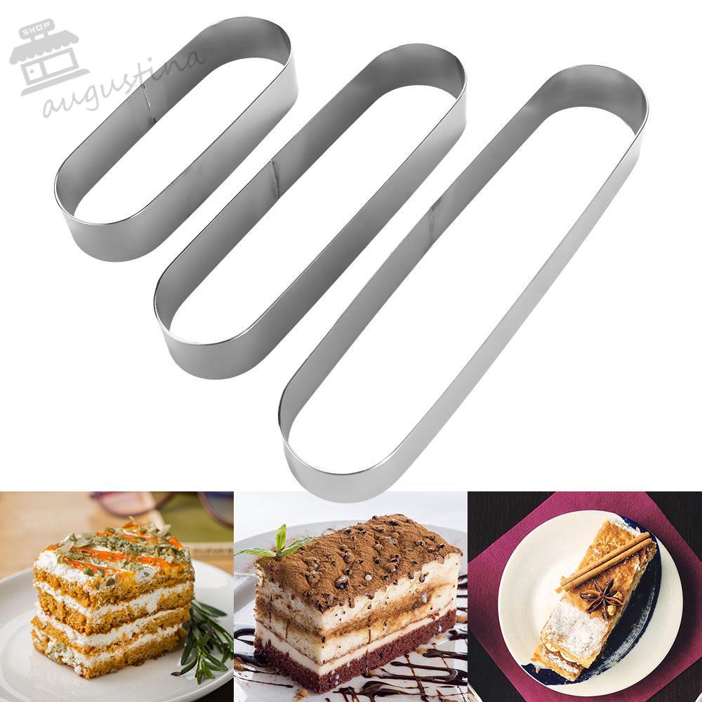 AUGUSTINA Khuôn Cắt Bánh Hình Oval Siêu Bền Tiện Dụng