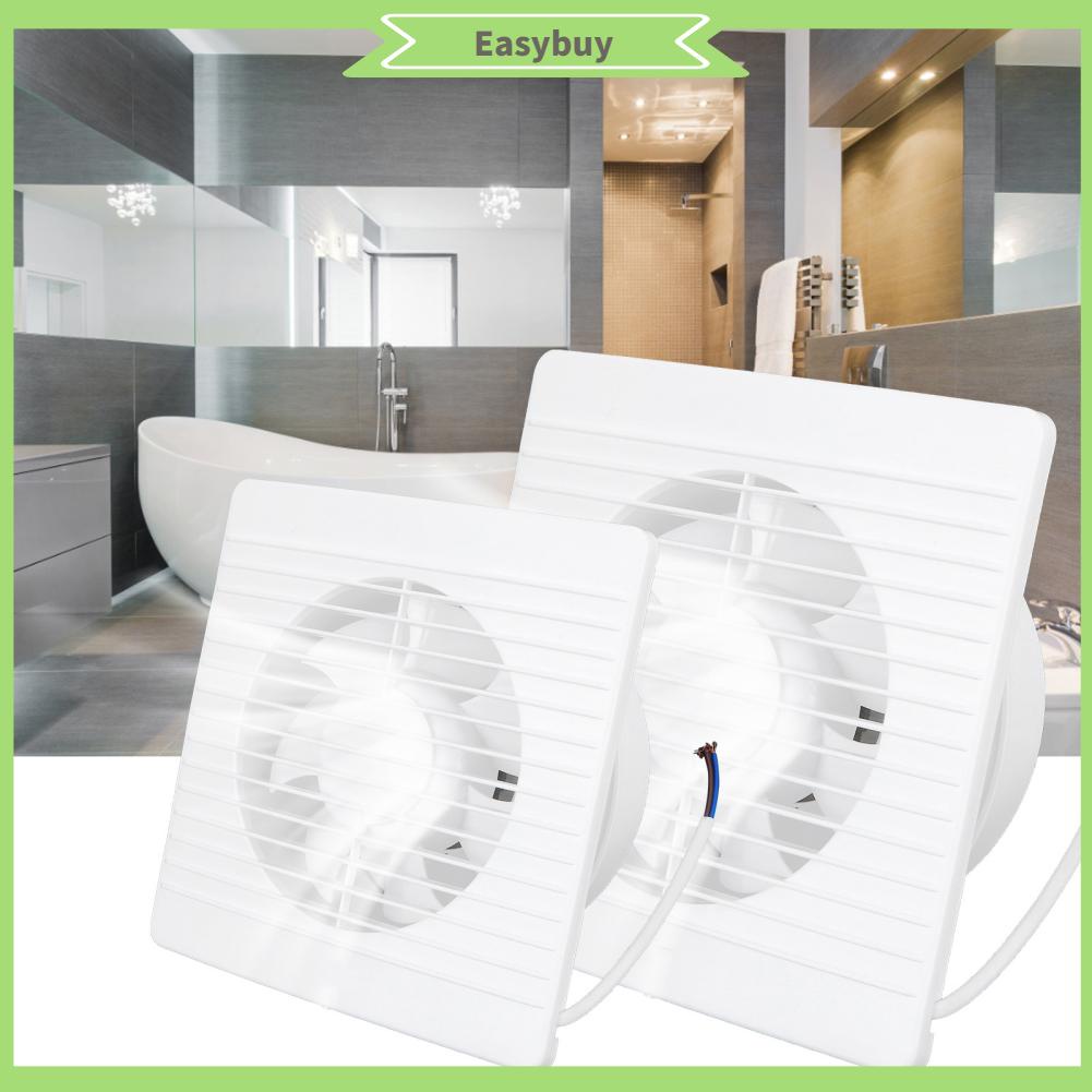 ▲Quạt Hút Treo Tường 7 Cánh Thông Gió Có Van Kiểm Tra Cho Nhà Bếp Phòng Tắm 220V