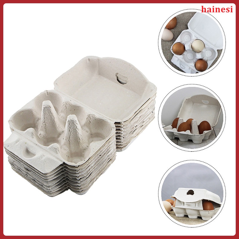Set 20 Hộp Nhựa Đựng Trứng Dùng Một Lần Tiện Dụng Khi Đi Du Lịch