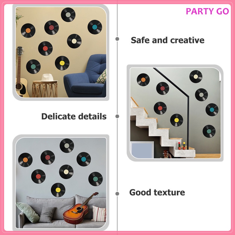 Set 8 Tấm Poster Dán Tường Trang Trí Hình Viên Đạn Chất Liệu Pvc Phong Cách Hippie