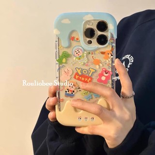 Ốp Điện Thoại Mềm Chống Rơi Hình Búp Bê Doodle Cho IPhone11 12 Pro Max X XR XS Max SE 7 Plus 8 Plus 13 Pro Max 14 Pro Max