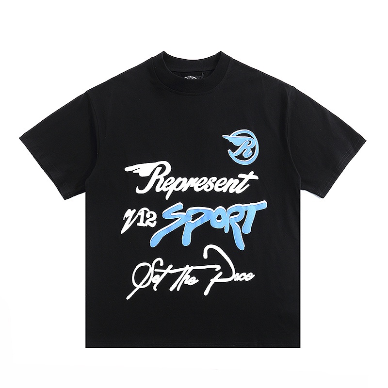 Áo Thun Ba Chiều Tay Ngắn In Chữ REP88RES88ENT88