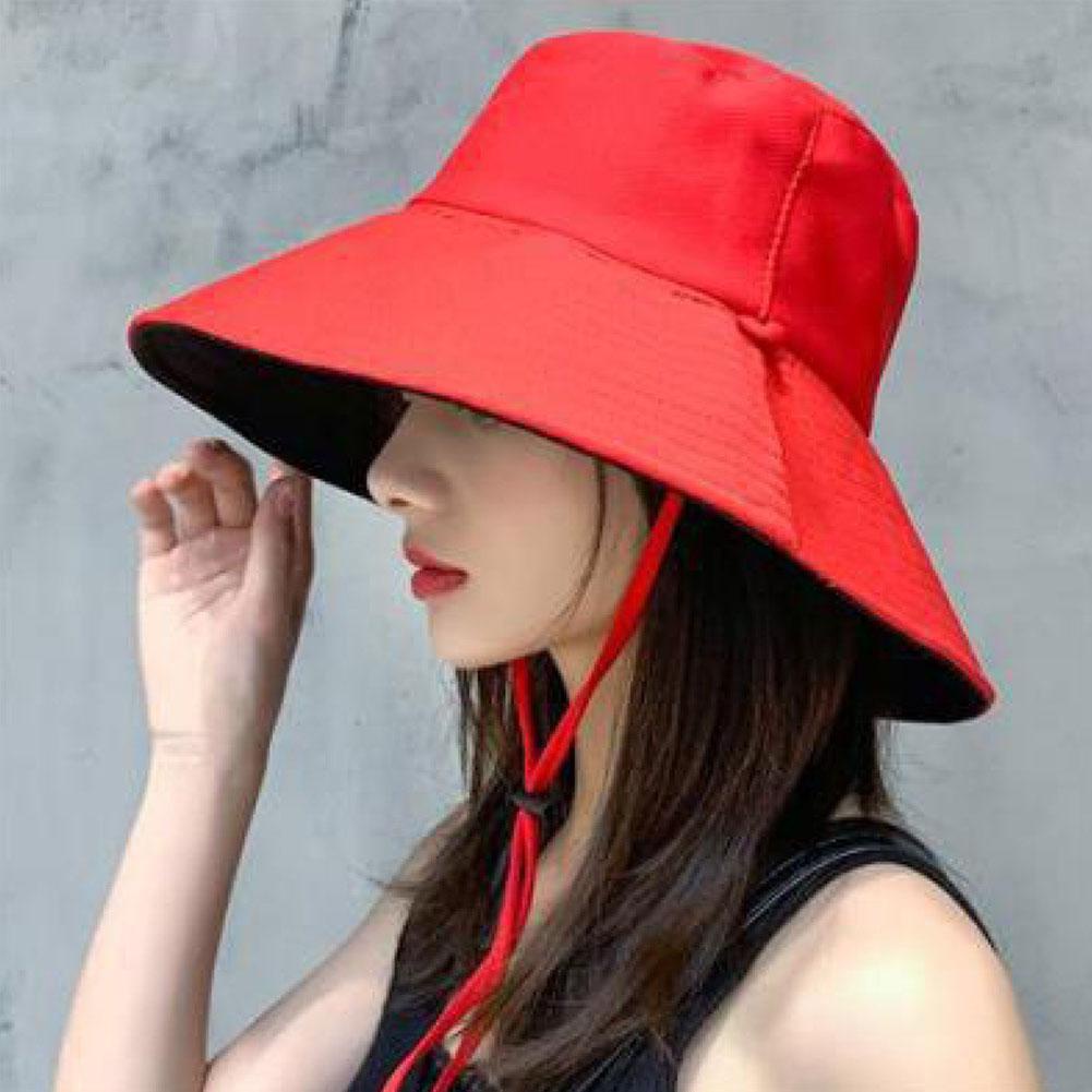 Mũ Bucket Chống Nắng 56-58cm Phong Cách Hàn Quốc Thời Trang Xuân Hè Cho Nữ T6R0