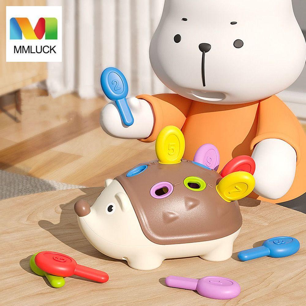 MMLUCK Đồ Chơi Rèn Luyện Trí Não Hình Nhím Hoạt Hình Montessori Dễ Thương Cho Bé