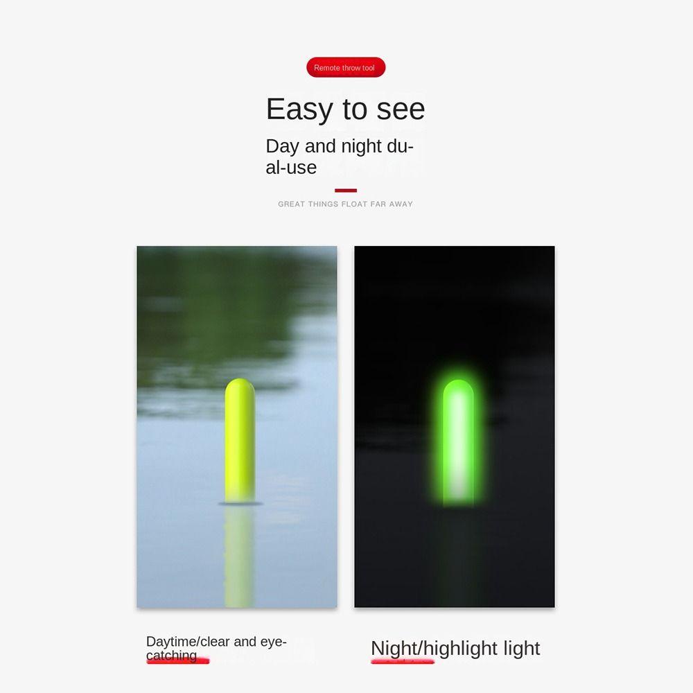 MYRONGVN Phao Nổi Câu Cá Điện Tử Chống Trượt Có 1 Đèn Báo Hiệu Đuôi Dài