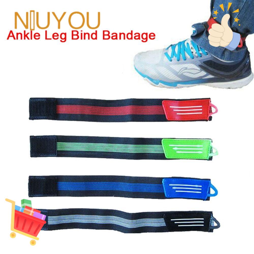 NIUYOU Dây Đai Quấn Bảo Vệ Mắt Cá Chân Co Giãn Đa Năng Có Kẹp Lò Xo Hỗ Trợ Luyện Tập Thể Hình Ngoài Trời