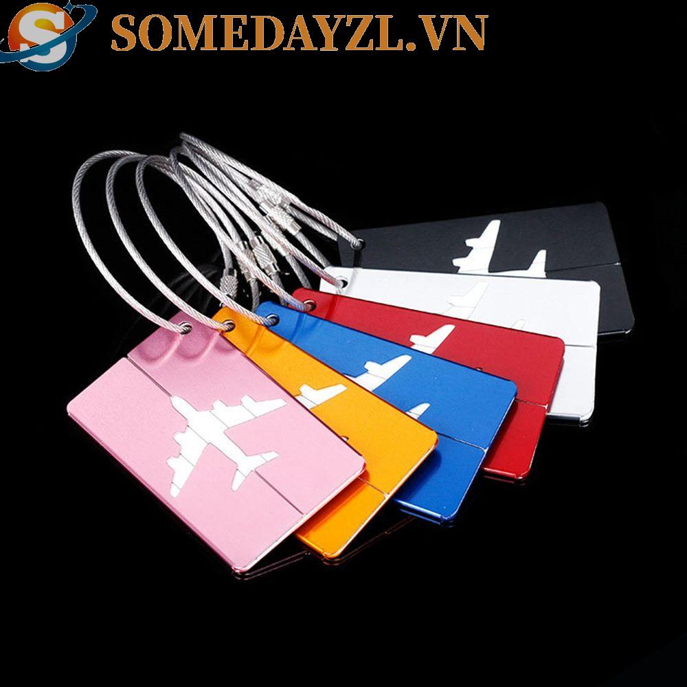 SOMEDAYZL Thẻ Tag Hành Lý Bằng Kim Loại Nhỏ Gọn Tiện Dụng