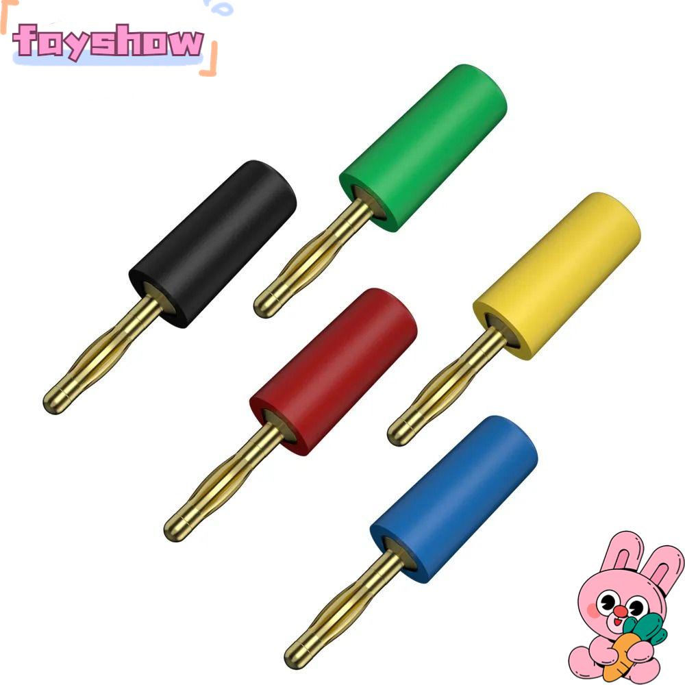 FAY Phích Cắm Bắp Chuối Bằng Đồng Nguyên Chất 2MM 2MM Cách Điện Dùng Trong Thí Nghiệm Hàn Điện