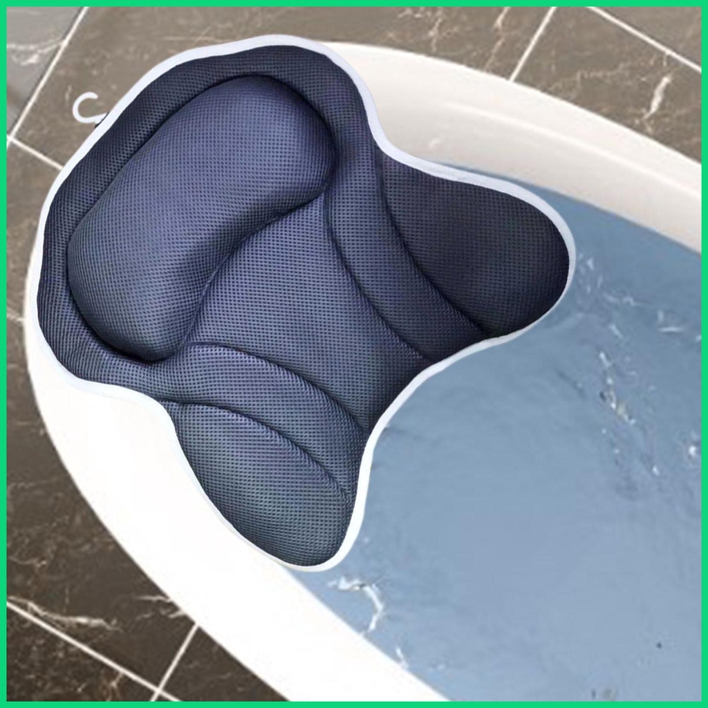 Gối Lưới 3D Có 6 Giác Hút Mạnh Dùng Cho Bồn Tắm Spa