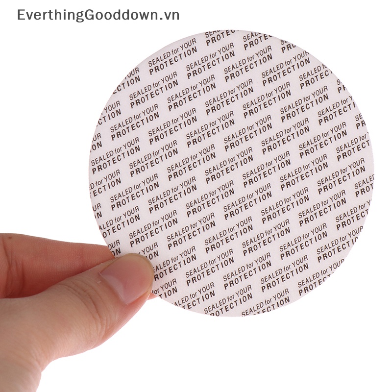 Everthinggoodingdown 100 Miếng Đệm Xốp Tự Dính Dùng Niêm Phong Chai Lọ Mỹ Phẩm