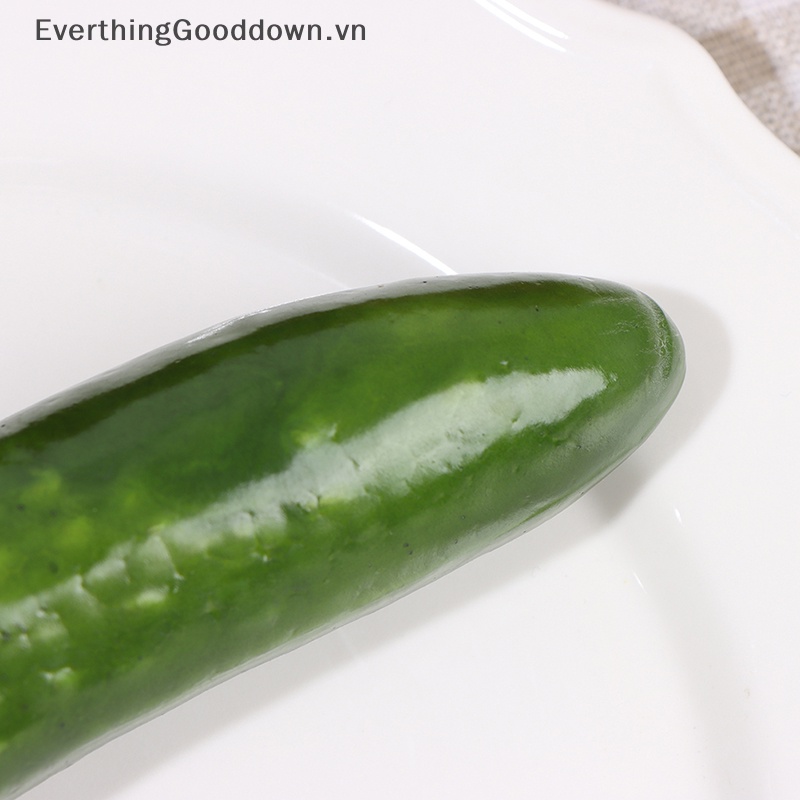 Everthinggooddown Đồ Chơi Mô Phỏng Rau Củ Quả Dưa Leo Giả Dùng Trang Trí Nhà Bếp vn