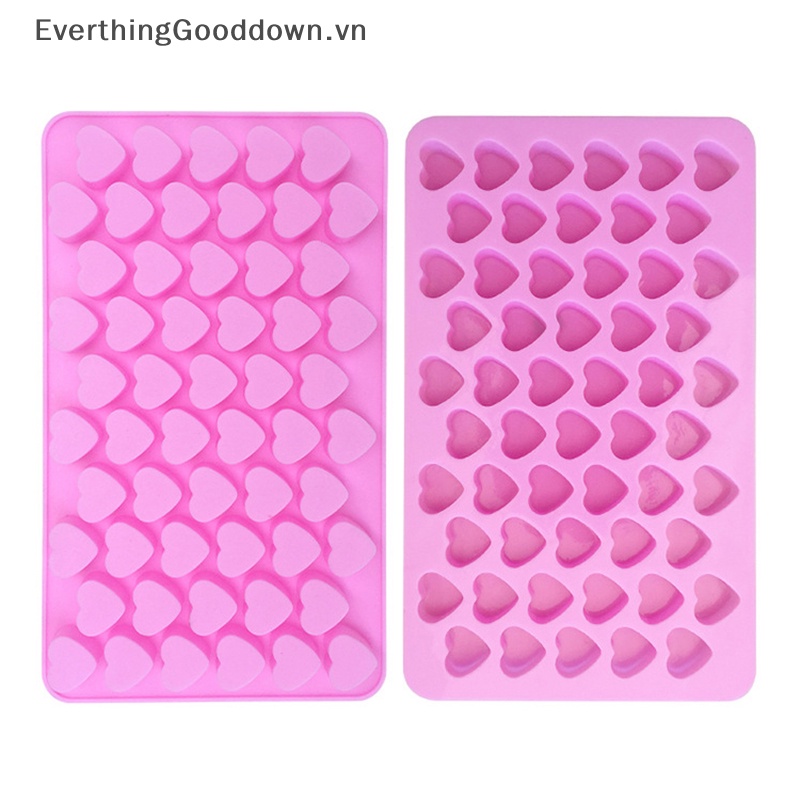Khuôn Silicon Làm Đá / Sô Cô La / Bánh Kẹo Hình Trái Tim Mini 3D DIY