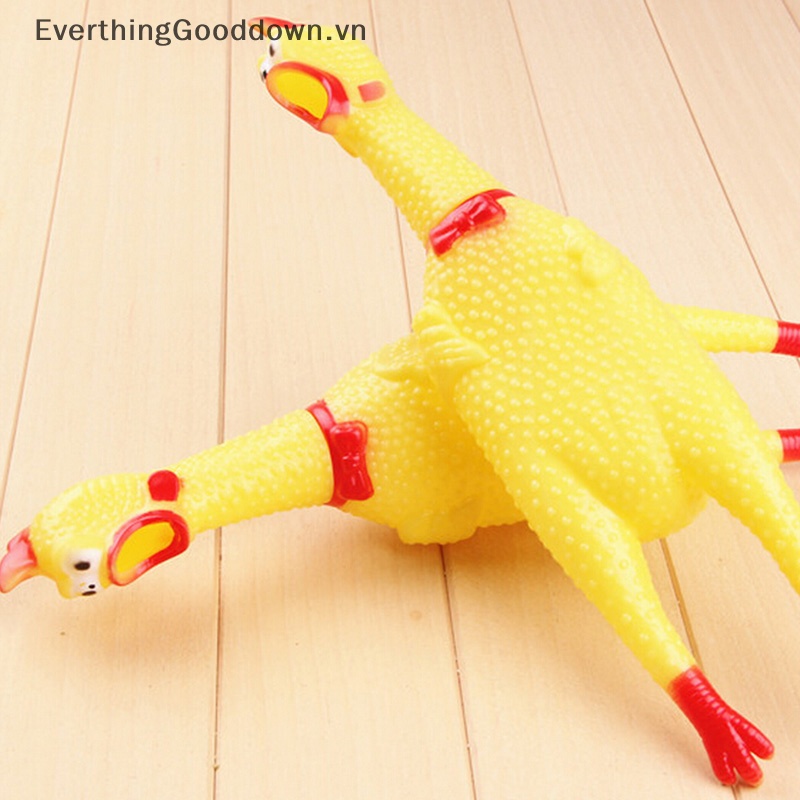 1 Đồ Chơi Hình Con Gà Cao Su 17CM Cho Thú Cưng