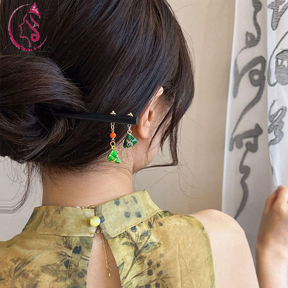 OCEANMAP Trâm Cài Tóc Phối Tua Rua Phong Cách Trung Hoa Cổ Điển Cho Nữ