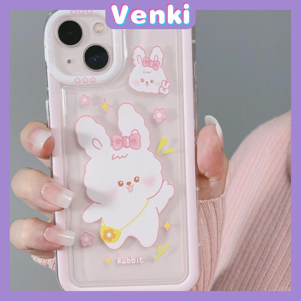 VENKI - Cho iPhone 11 Ốp Lưng TPU Mềm Khung Ảnh Túi Khí Ốp Chống Sốc Bảo Vệ Camera Xanh Lá Đơn Giản Tím Ngôi Sao Tương Thích Với iPhone 14 13 Pro Max iPhone 12 Pro Max XR XS 7 8