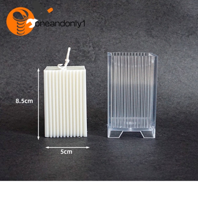 Khuôn Làm Nến Thơm Handmade Bằng Nhựa Hình Tròn Dải Dài Tiện Lợi