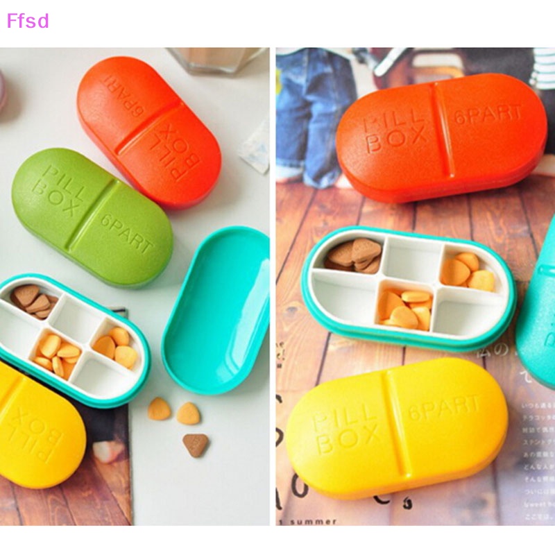 {Ffsd} Hộp Đựng Thuốc Đi Du Lịch Chia Ngăn * Bán Chạy