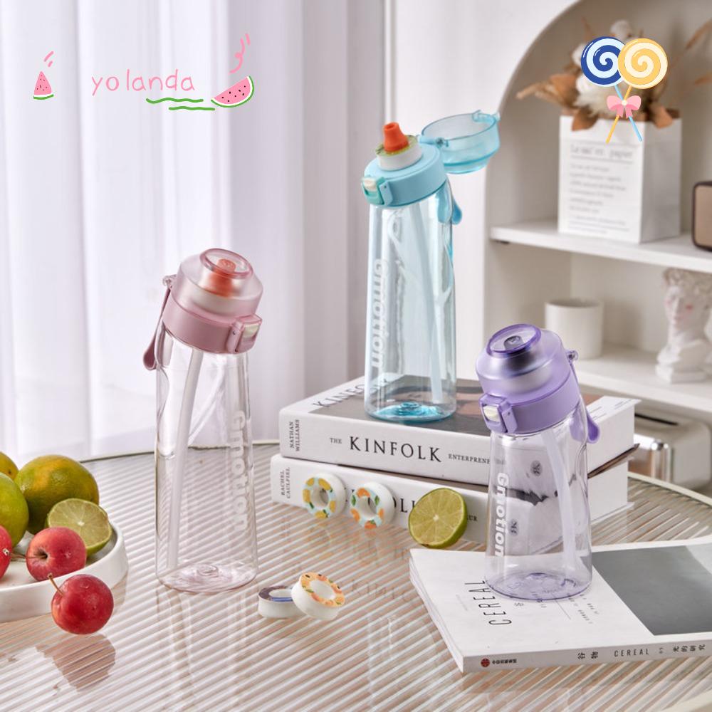 YOLA Bình Nước Thể Thao 650ML Kèm Nắp Đậy 0 Đường Joy