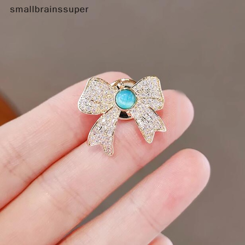 Ghim Cài Áo Hình Nơ Đính Đá Opal Thời Trang Cho Nữ