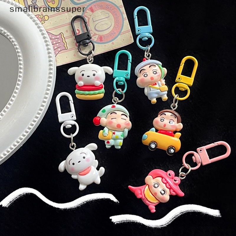 Móc Chìa Khóa Xe Hơi / Balo Đi Học Họa Tiết Cậu Bé Bút Chì Shin-chan Dễ Thương SBS