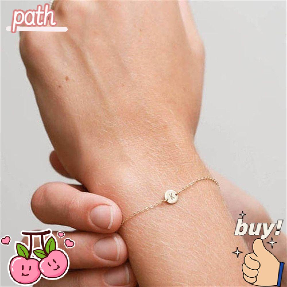 PATH Vòng Tay Thời Trang Đính 26 Chữ Cái