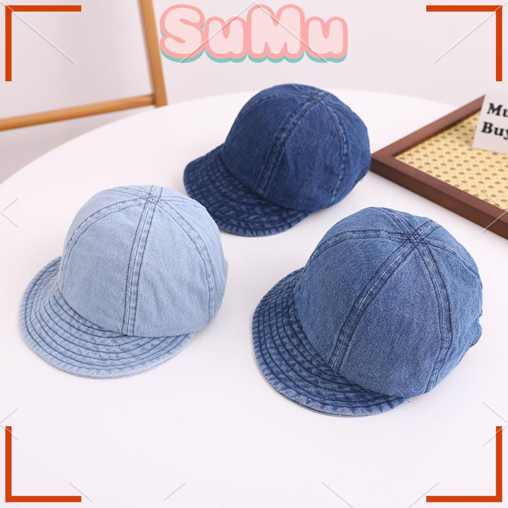 SUMU Mũ Denim Chống Nắng Điều Chỉnh Được Thời Trang Cho Bé