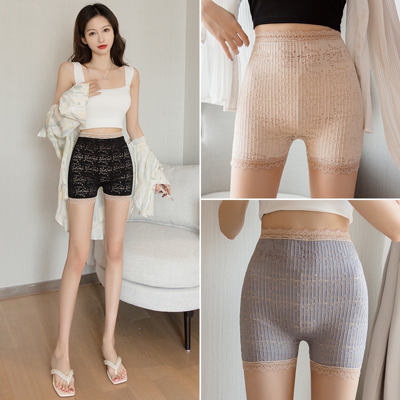 Quần Bảo Hộ Ren Lưới Thoáng Khí An Toàn Mùa Hè Hàng Mới Dành Cho Nữ