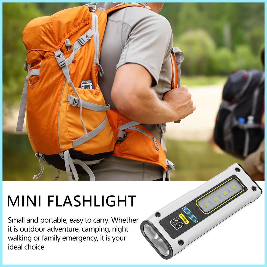 Đèn Pin Nhỏ Chống Thấm Nước Có Thể Sạc Lại Bằng Cổng USB