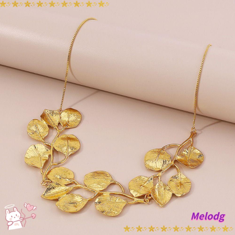 MELODG Vòng cổ Mặt Chiếc Lá Phong Cách Vintage