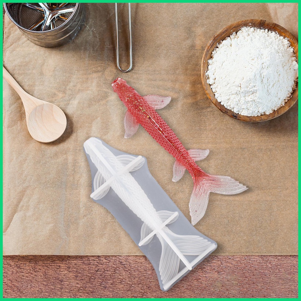 Khuôn Silicone Làm Socola Hình Cá DIY