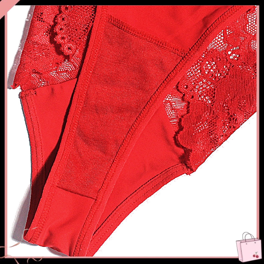 {Soltweter} Quần Lót Nữ Hình Tam Giác Phối Ren Mềm Mại Xuyên Thấu Không Cần Khoan Lỗ Xuyên Thấu Thoáng Khí Mặc Bên Trong