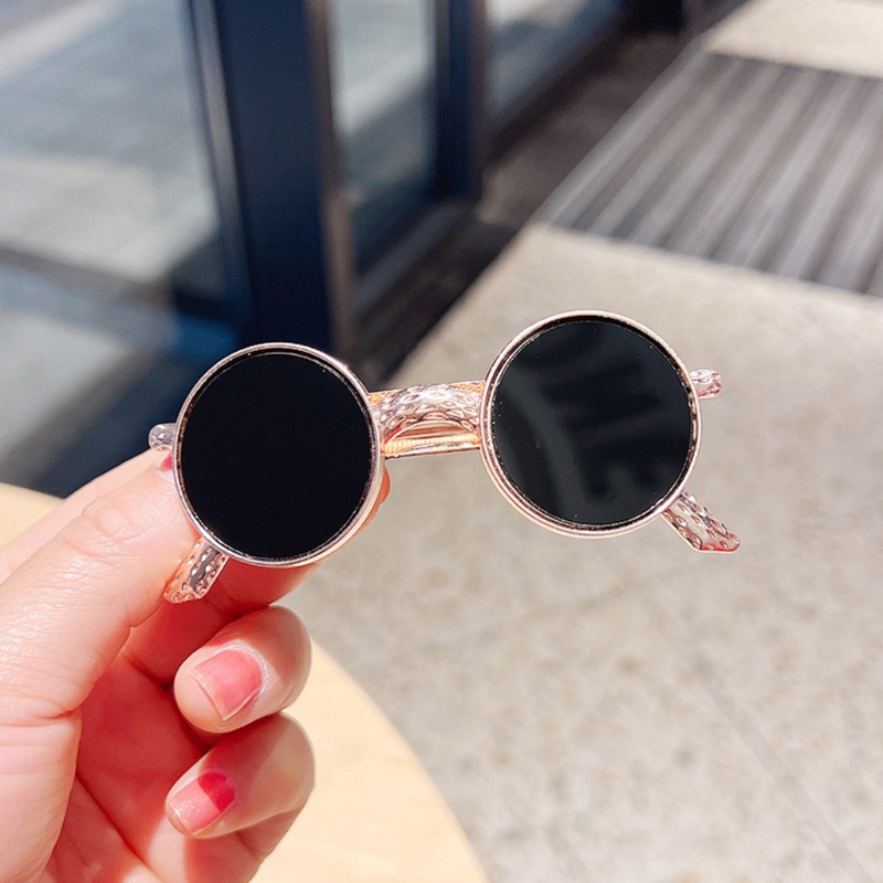 Kẹp Tóc Kính Mát Tròng Đen Thời Trang Cho Nữ