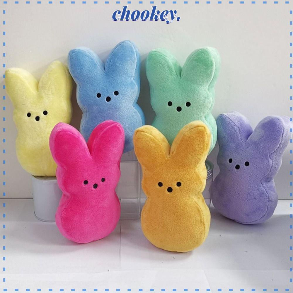 CHOOKEY Set 2 Thỏ Nhồi Bông Mềm Mại Trang Trí Ghế Sofa