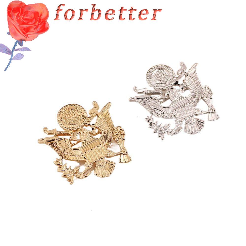 FORBETTER Huy Hiệu Cài Áo Hình Cánh Đại Bàng Đính Đá Sang Trọng