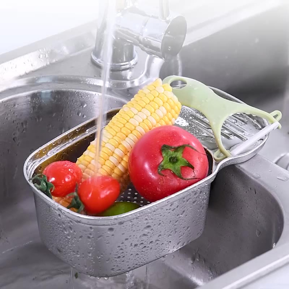 Rổ Đựng Đồ Dùng Gắn Bồn Rửa Chén Chịu Lực Tốt Tiện Dụng