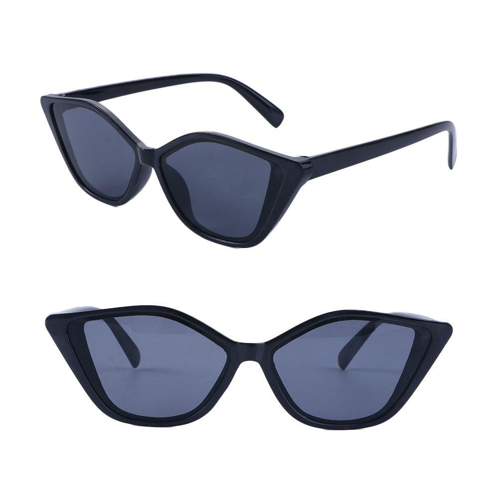 USNOW Kính Mát Mắt Mèo Nữ Chống Tia UV400 Màu Đen