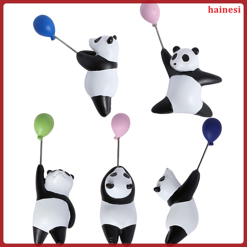 Bộ 5 Nam Châm Dán Tủ Lạnh Hình Gấu Trúc Dễ Thương