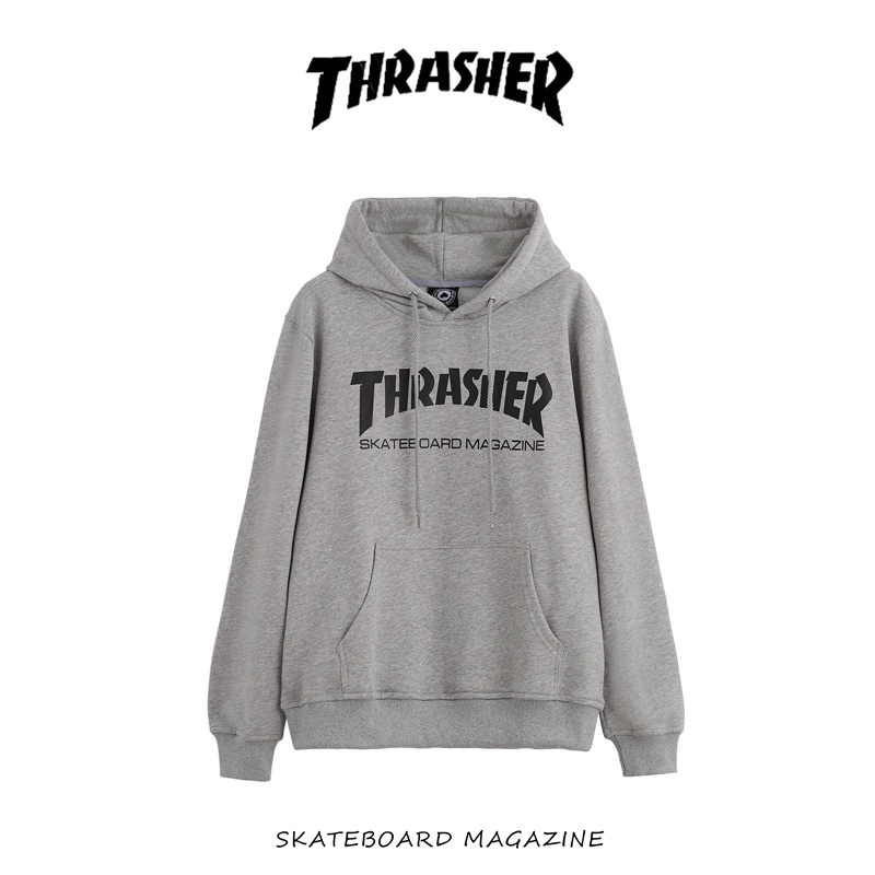 Áo Hoodie Tay Dài In Chữ Thrashra887H8Er Thời Trang Cá Tính Cho Nam Và Nữ