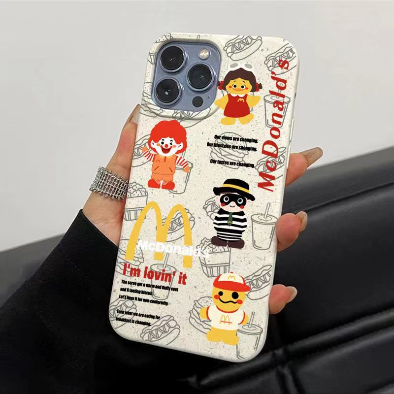 Ốp Điện Thoại Mềm Họa Tiết Mcdonald 'S Villain / 14 Cho Iphone 13 Pro Max 12 1178p