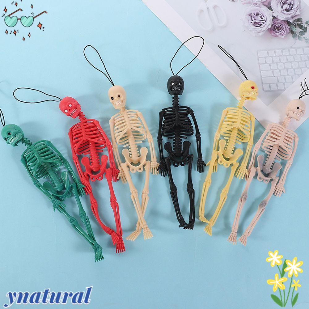 YNATURAL Móc Khóa Hình Bộ Xương Người Vui Nhộn