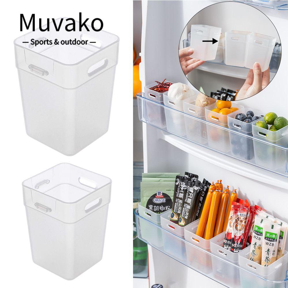 MUVAKO Set 2 Hộp Đựng Thực Phẩm Đa Năng Trong Tủ Lạnh